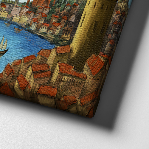 İstanbul Panoramik Kanvas Tablo