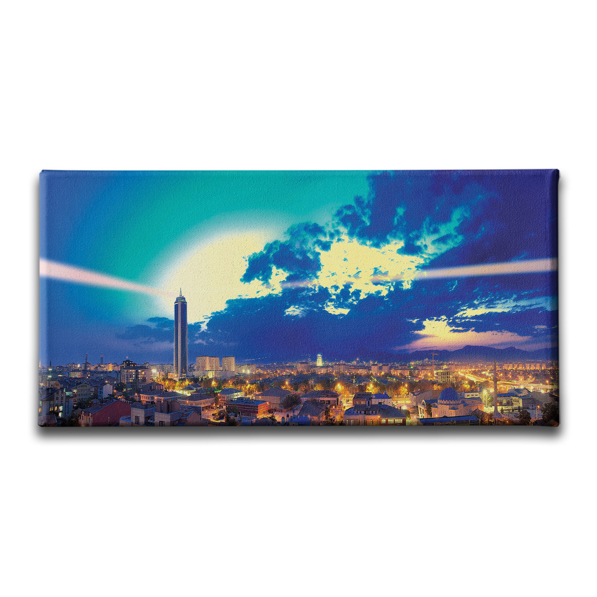 Konya Manzara Panoramik Kanvas Tablo
