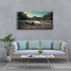 Porsche Panoramik Kanvas Tablo
