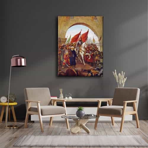 Fatih Sultan Mehmet Kanvas Tablo