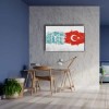Bayrak Kanvas Tablo
