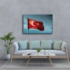 Türk Bayrağı Kanvas Tablo
