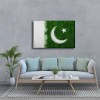 Pakistan Bayrağı Kanvas Tablo