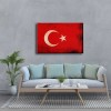 Türk Bayrağı Kanvas Tablo