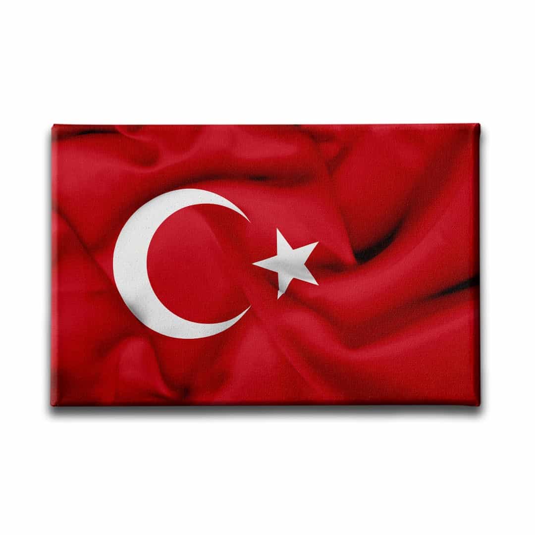 Türk Bayrağı Kanvas Tablo