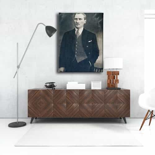 Atatürk Portresi Kanvas Tablo