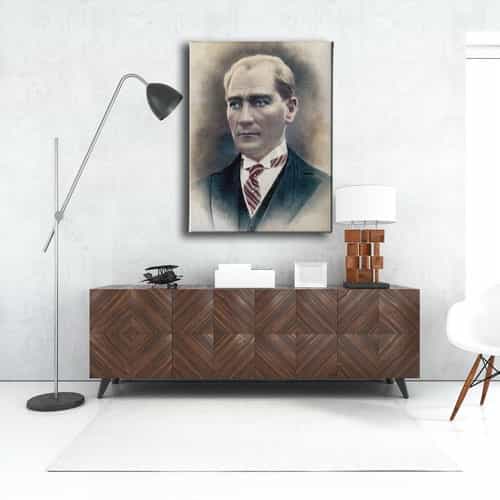 Atatürk Portresi Kanvas Tablo