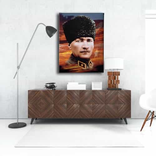 Atatürk Portresi Kanvas Tablo