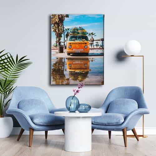 Vosvos Araba Canvas Tablo