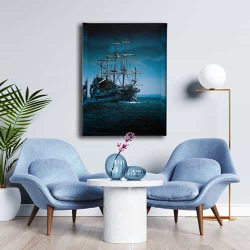 Korsan Gemisi Canvas Tablo