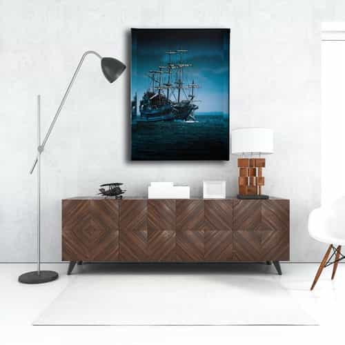 Korsan Gemisi Canvas Tablo