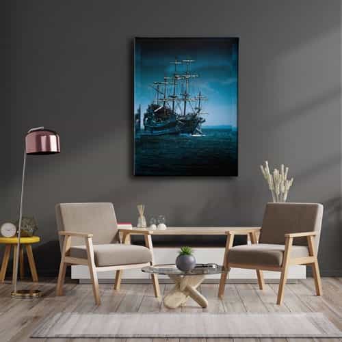 Korsan Gemisi Canvas Tablo