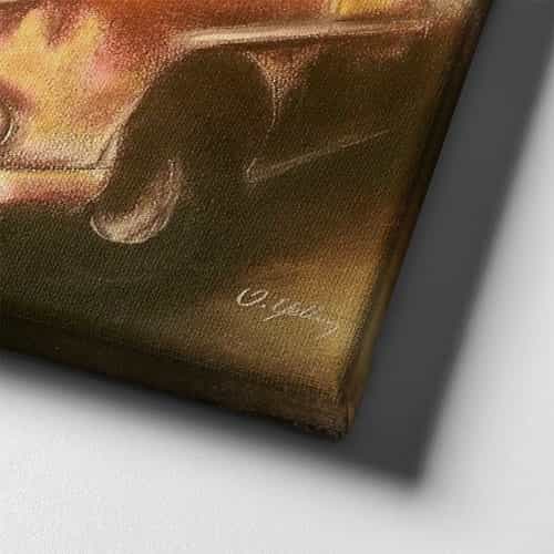 Klasik Araba Canvas Tablo
