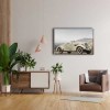 Klasik Beyaz Araba  Canvas Tablo