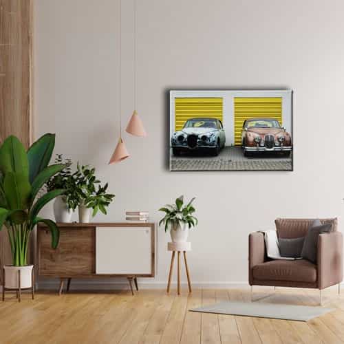 Klasik Arabalar Canvas Tablo