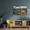 Klasik Araç İçi Canvas Tablo