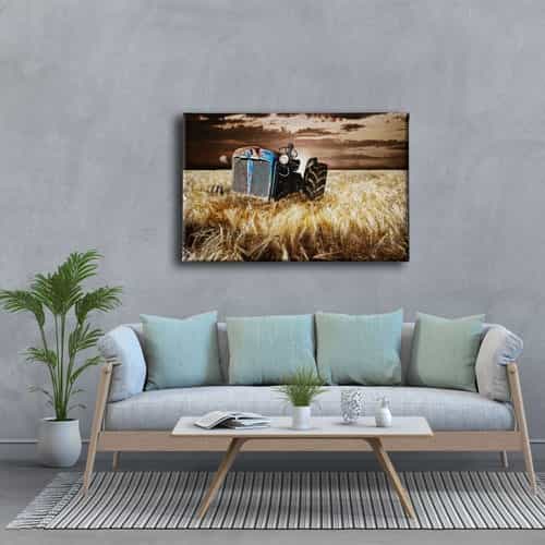 Traktör Canvas Tablo