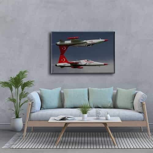 Türk Yıldızları Canvas Tablo