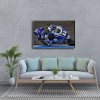 Yarış Motoru Canvas Tablo