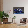 Yarış Motoru Canvas Tablo