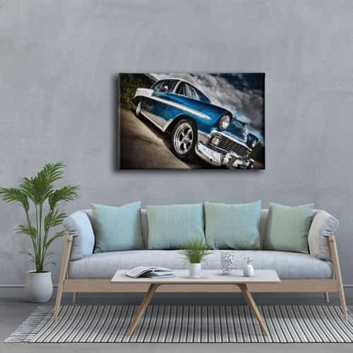 Klasik Araba Canvas Tablo