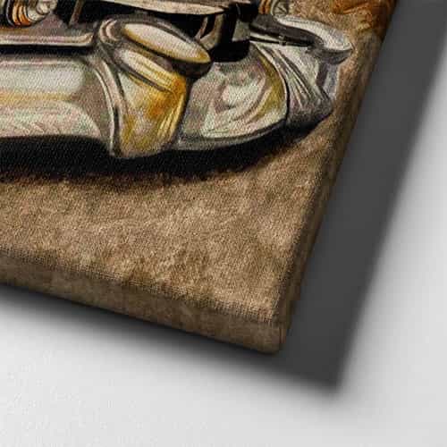 Klasik Araba Canvas Tablo