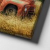 Klasik Kırmızı Chevrolet Kamyonet Canvas Tablo