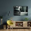 Klasik Siyah Araba Canvas Tablo