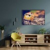 Klasik Sarı Vosvos Canvas Tablo