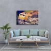 Klasik Sarı Vosvos Canvas Tablo