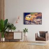 Klasik Sarı Vosvos Canvas Tablo