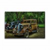 Antika Arabalar Canvas Tablo