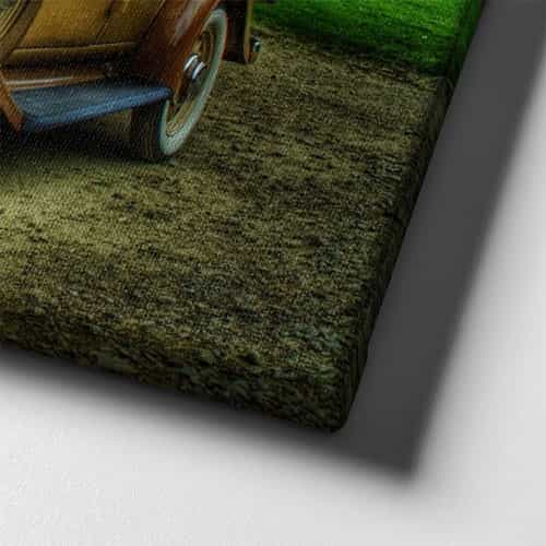 Antika Arabalar Canvas Tablo