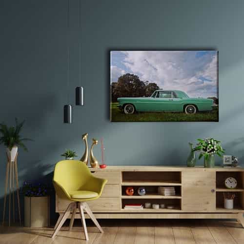 Klasik Yeşil Canvas tablo