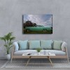 Klasik Yeşil Canvas tablo