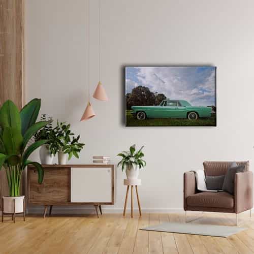Klasik Yeşil Canvas tablo