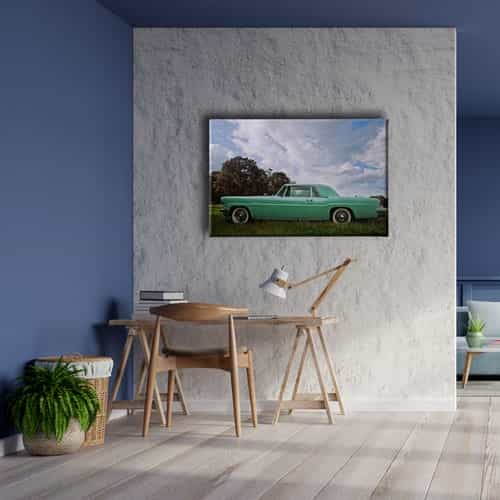 Klasik Yeşil Canvas tablo