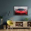 Kırmızı Ferrari Canvas Tablo