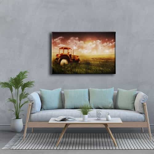 Traktör Canvas Tablo