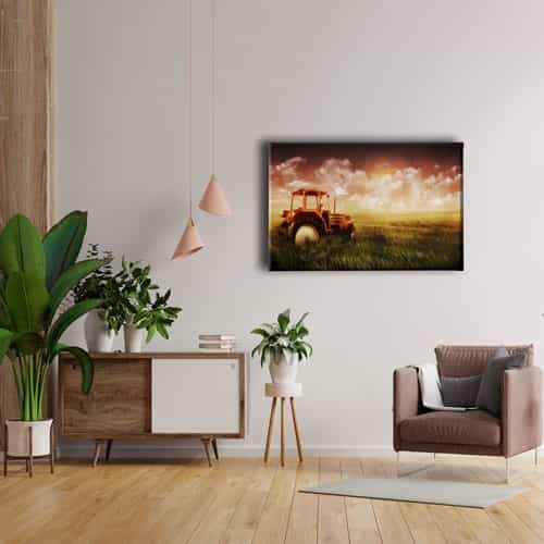Traktör Canvas Tablo