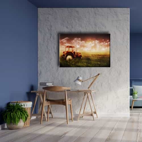 Traktör Canvas Tablo