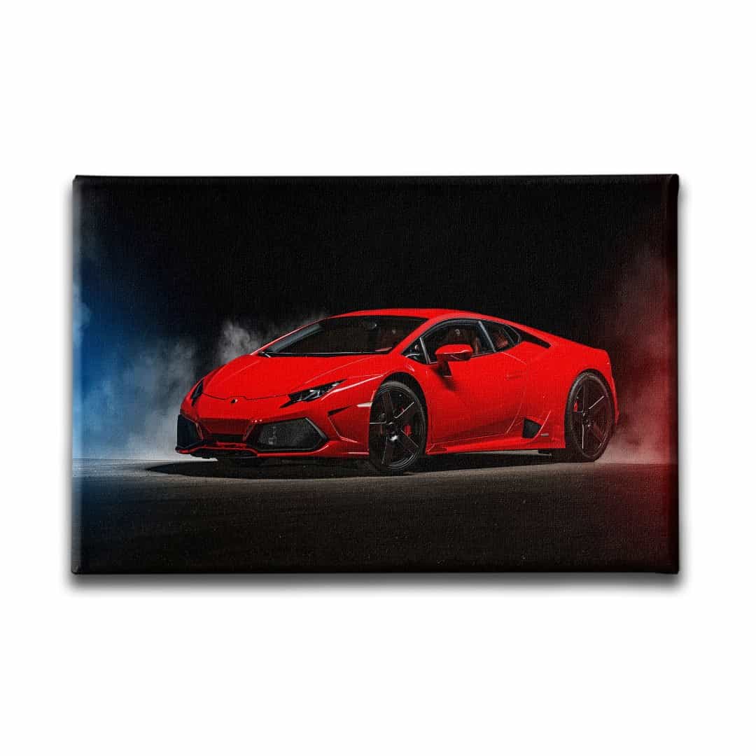 Kırmızı Ferrari Canvas Tablo