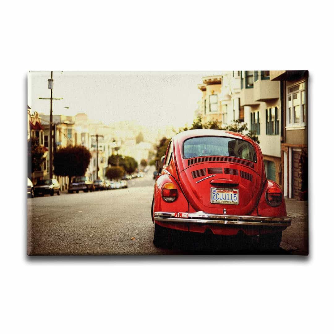 Kırmızı Vosvos Canvas Tablo