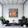 Zambak ve Mum  Canvas Tablo