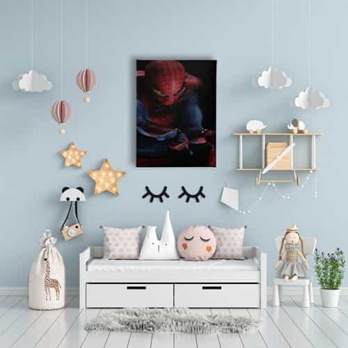Spiderman Çocuk Kanvas Tablo Spiderman Çocuk Kanvas Tablo