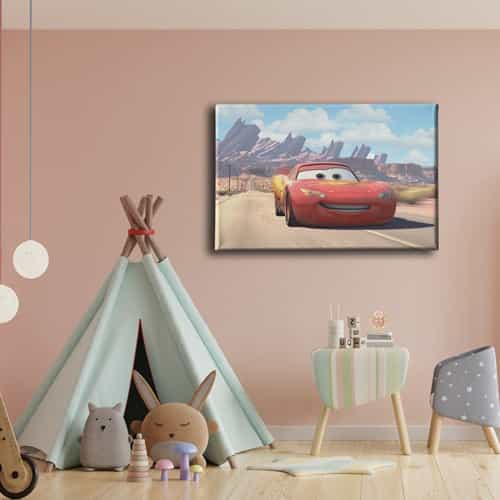 Şimşek McQueen Kanvas Tablo Şimşek McQueen Kanvas Tablo
