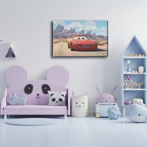 Şimşek McQueen Kanvas Tablo Şimşek McQueen Kanvas Tablo