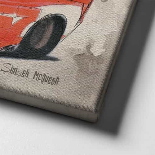 Şimşek McQueen Kanvas Tablo Şimşek McQueen Kanvas Tablo