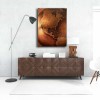 Kabartmalı Dünya Haritası Canvas Tablo