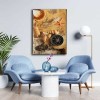 Deniz Haritası Canvas Tablo